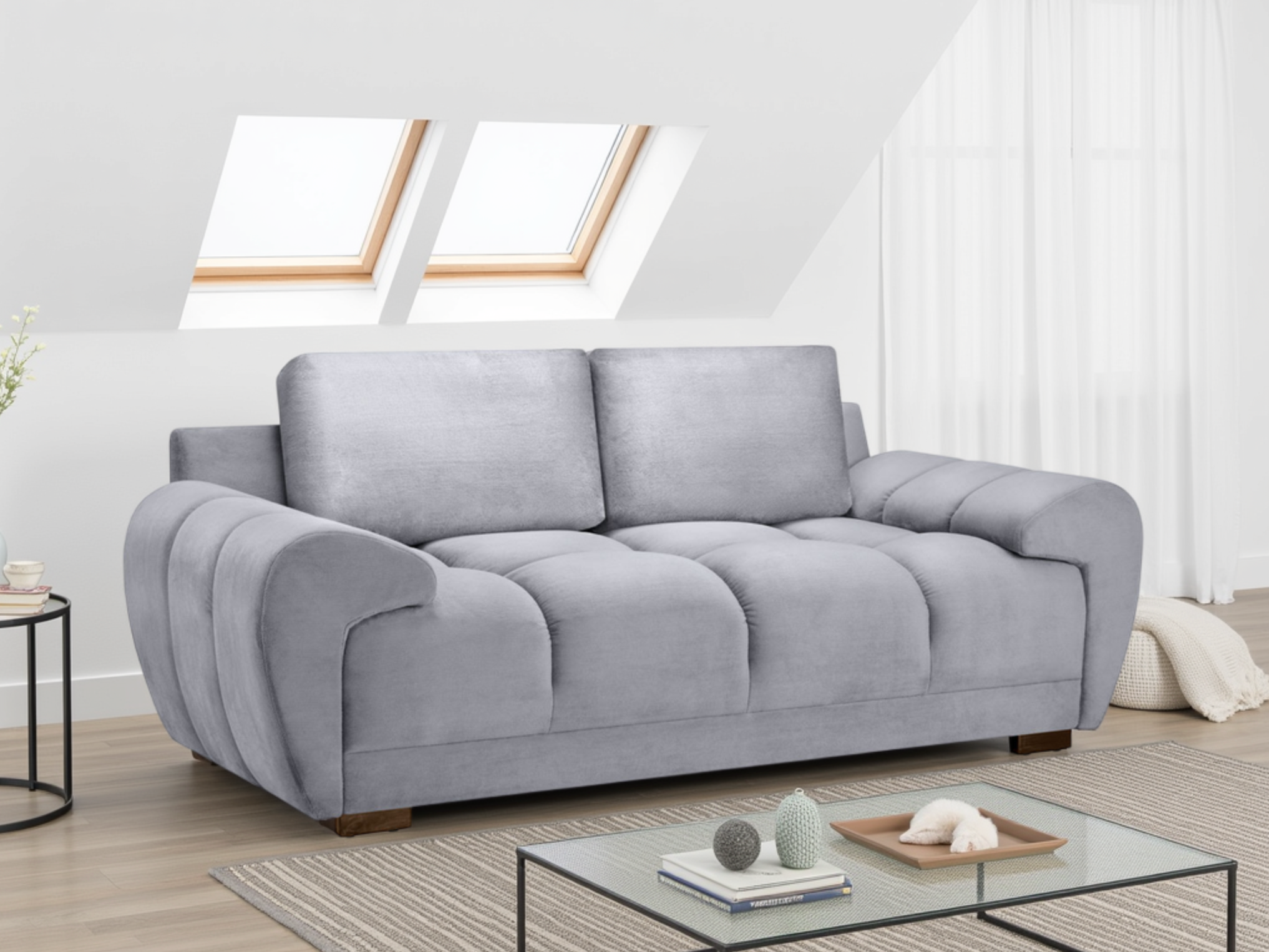 Matera Sofa Stone Grey 2 Seater