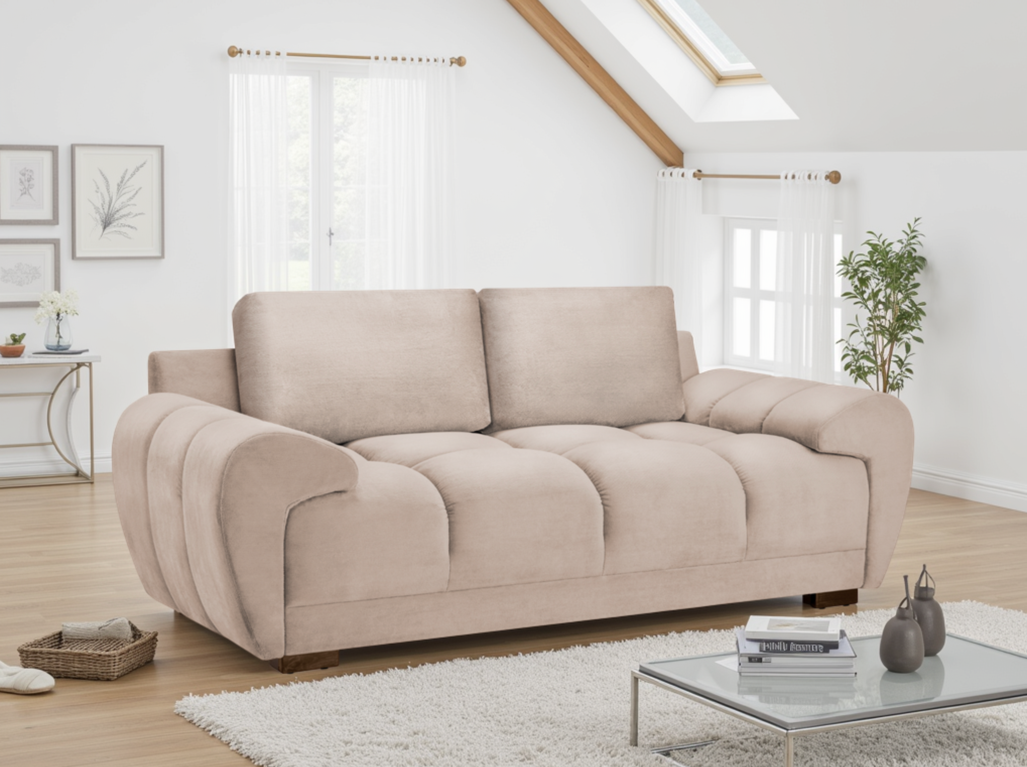 Matera Sofa Mocha 2 Seater