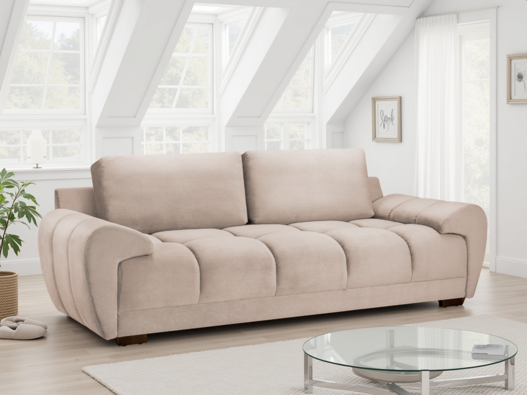 Matera Sofa Mocha 3 Seater