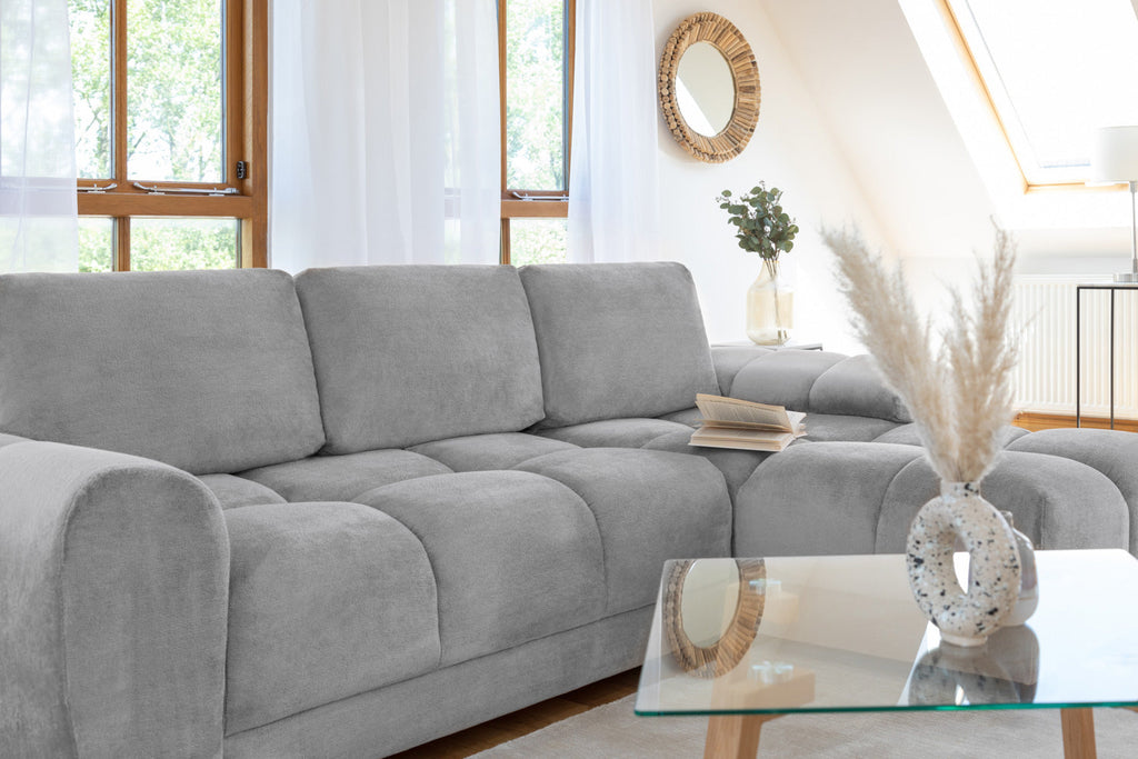 Matera Sofabed Stone Grey Universal Corner