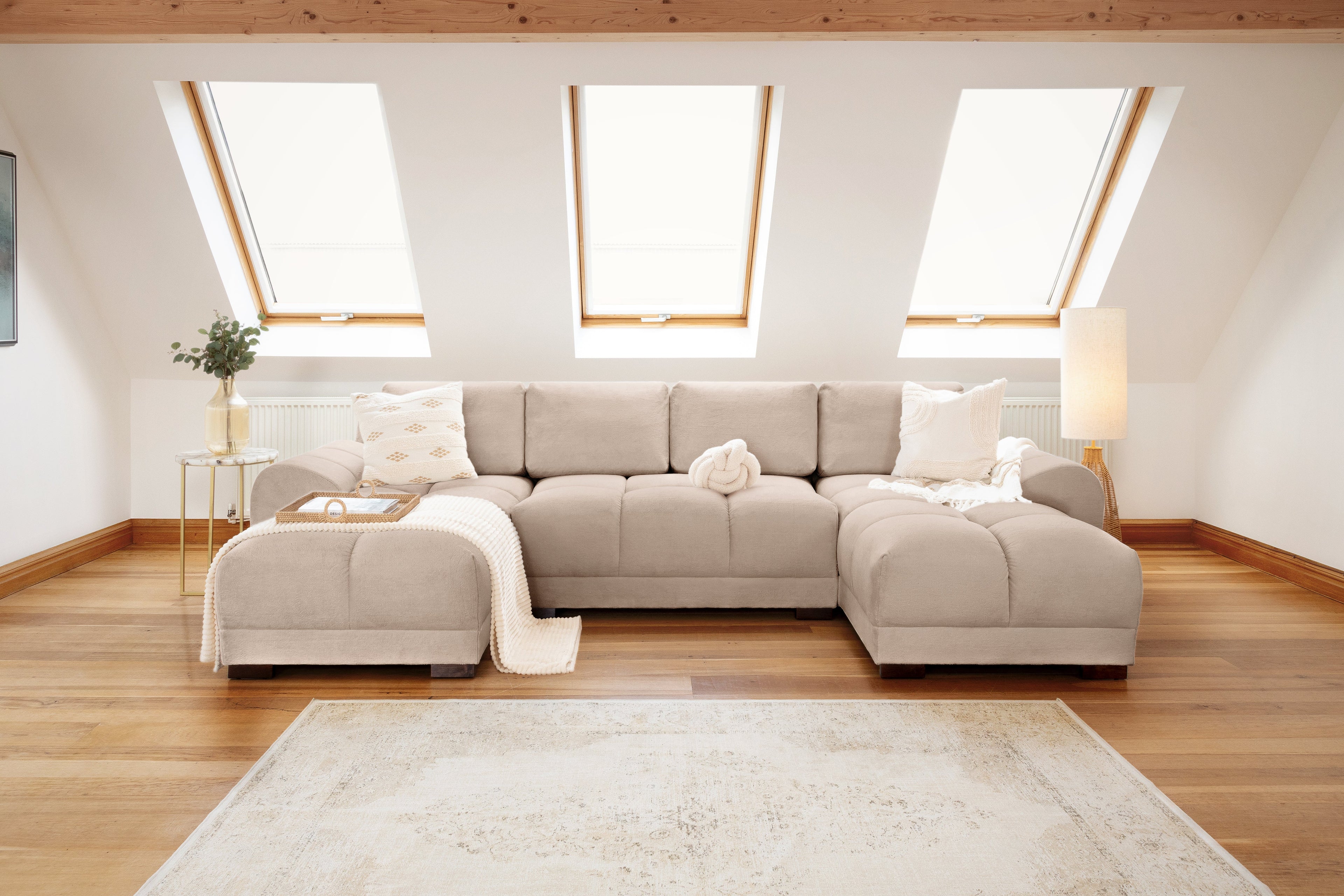 Matera Sofa Mocha U Shape Corner