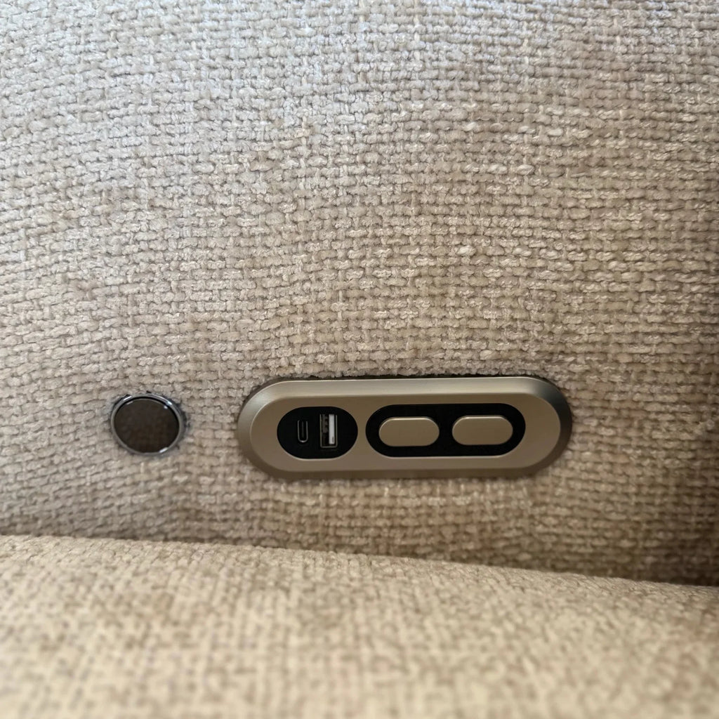 Denver Recliner Corner Sofa — Buttermilk
