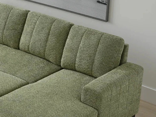 Marlow U Shape Sofa Bed - Olive