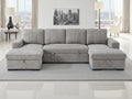 Marlow U Shape Sofa Bed - Ash Grey
