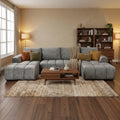 Valenza U Shape Corner Sofabed - Smoke