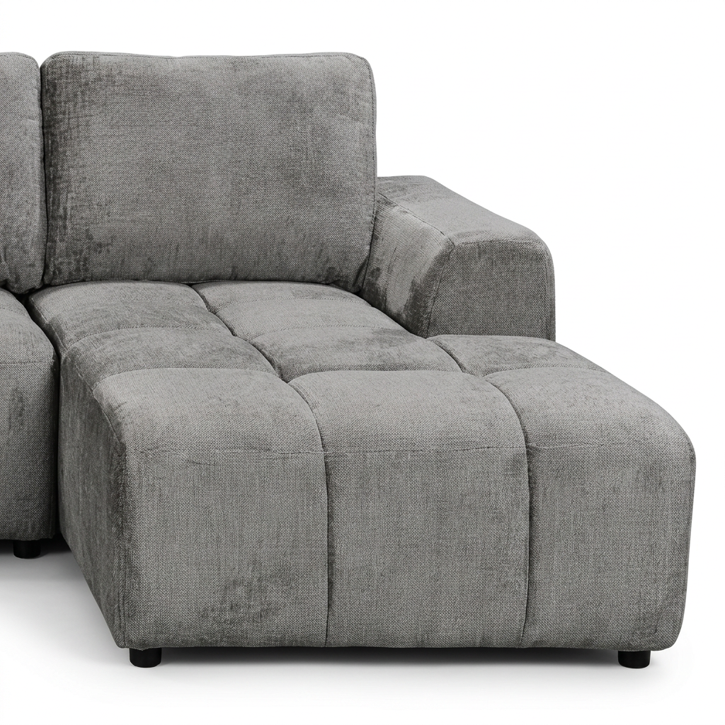 Valenza U Shape Corner Sofabed - Smoke
