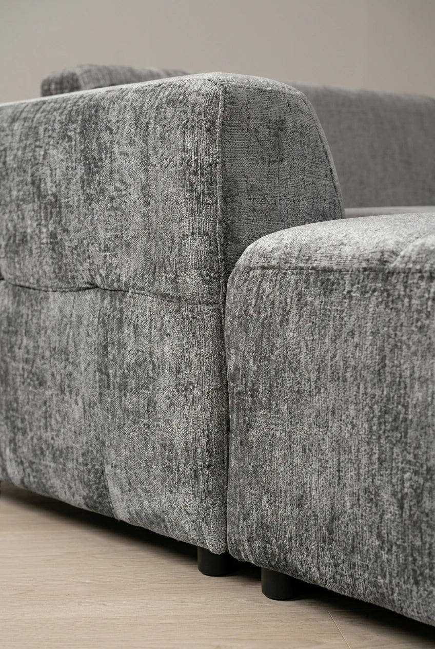 Valenza U Shape Corner Sofabed - Smoke