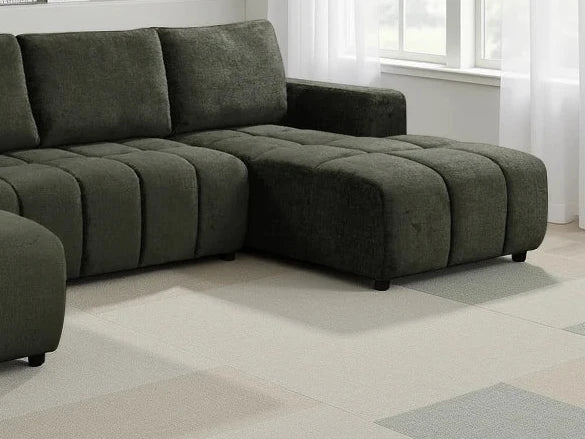 Valenza U Shape Corner Sofabed - Pistachio