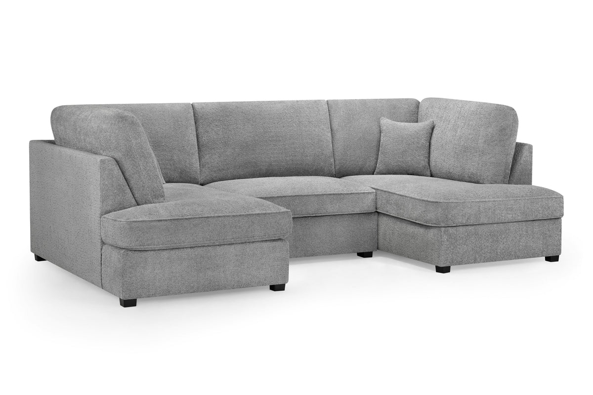 Everest U Shape Corner Sofabed - Mist