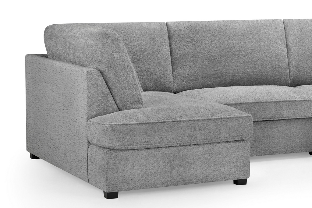 Everest U Shape Corner Sofabed - Mist
