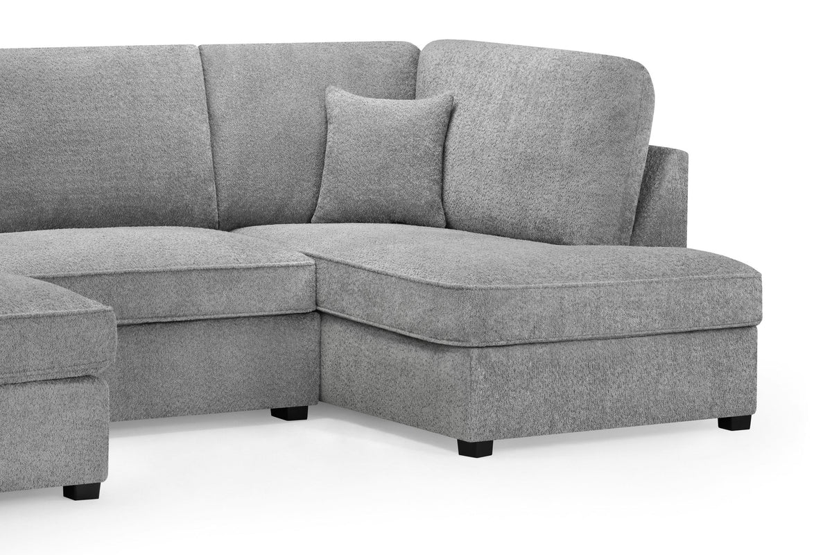 Everest U Shape Corner Sofabed - Mist