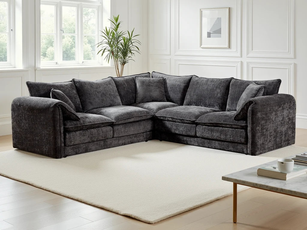 Preston Corner Sofa — Smoke