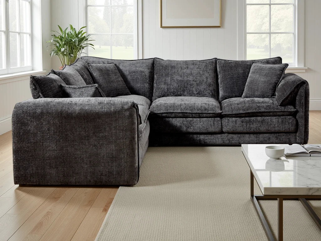 Preston Corner Sofa — Smoke