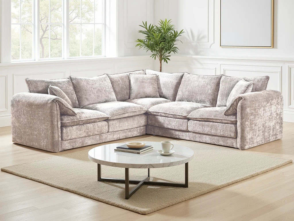 Preston Corner Sofa — Hazelnut