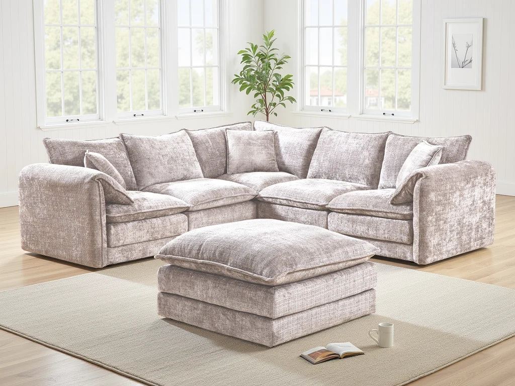 Preston Corner Sofa — Hazelnut