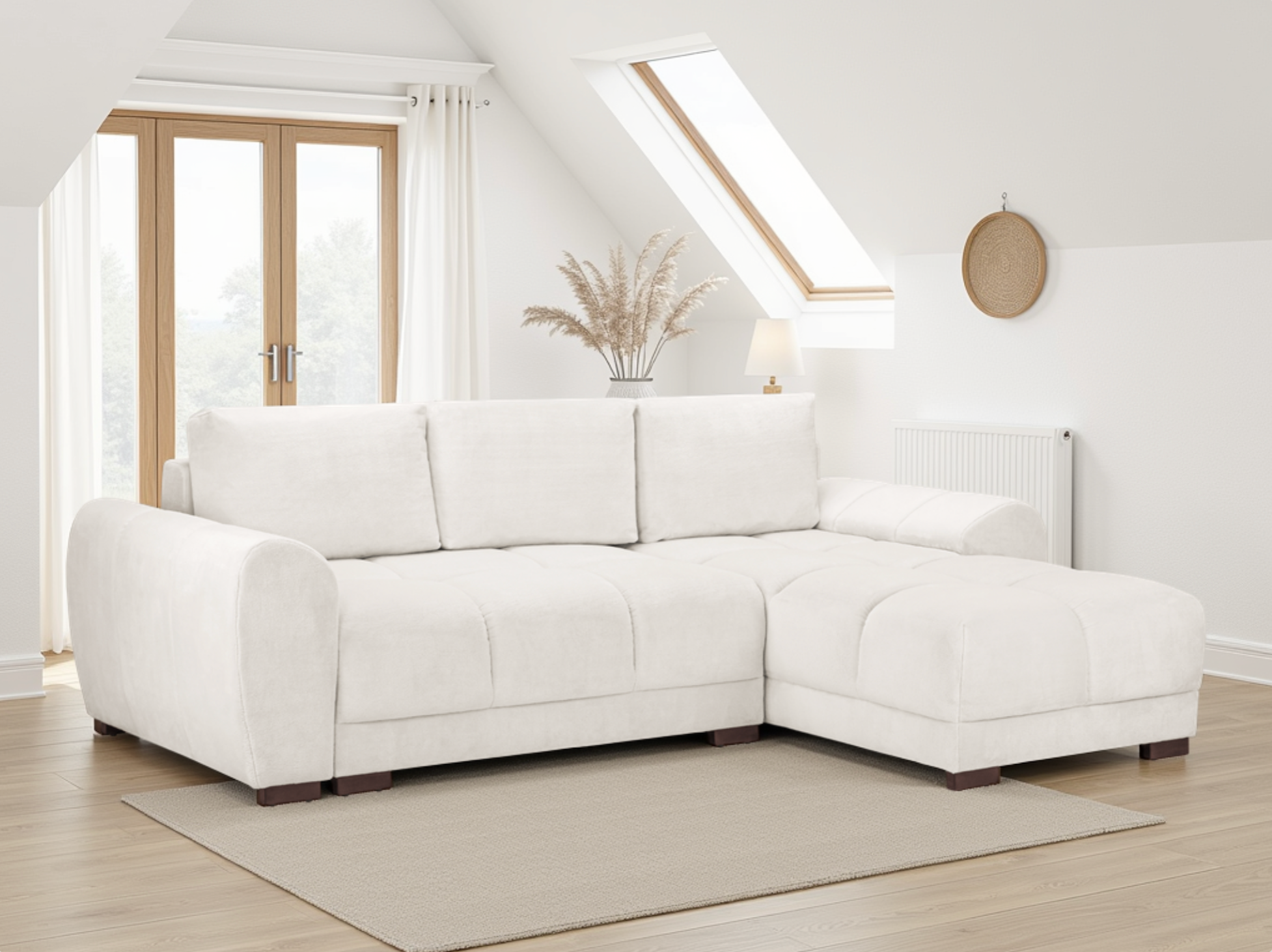 Matera Sofabed Cream Universal Corner